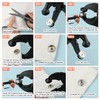 Snap Fastener Tool Kit, 20 Sets 15mm Snaps for Boat