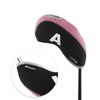 Andux Print Number Golf Iron Club Head Covers with Transparent