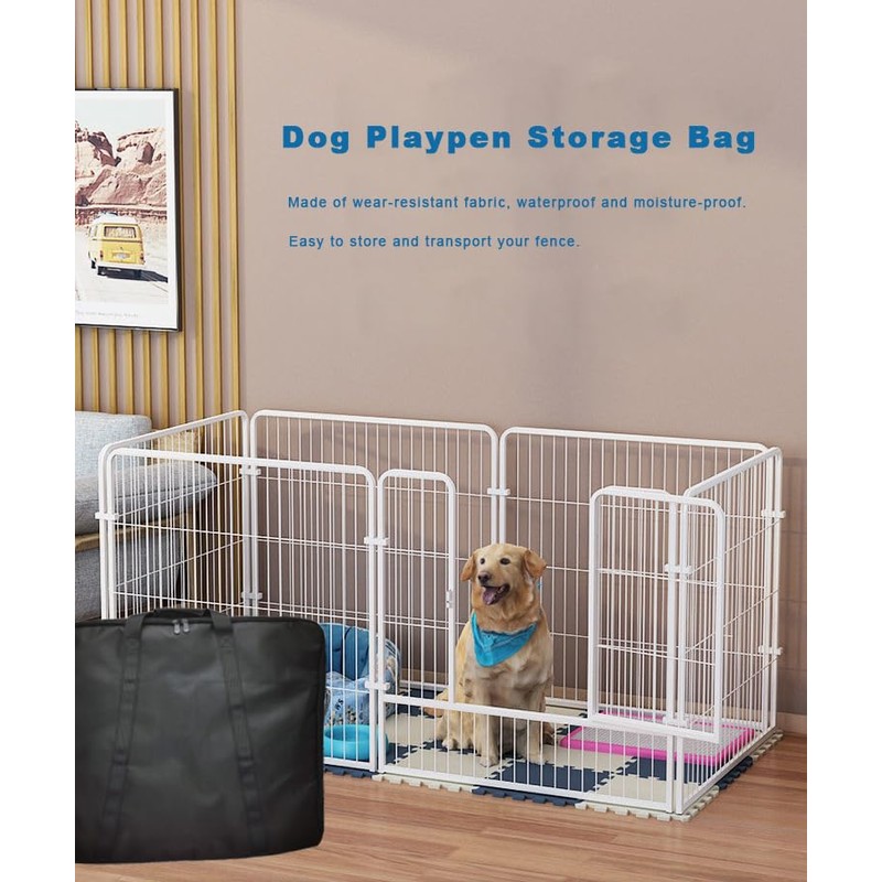 YUFYIG 24" Dog Playpen Storage Bag, Suitable for Foldable Exercise