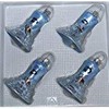 Jingle Bells Lauscha Christmas Tree Bauble Bells Ice Blue Pack