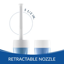 Bio Bidet by Bemis Pearl R-70 Travel Bidet - Peri Bottle for Postpartum Feminine Care and Perineal Recovery, Aqua