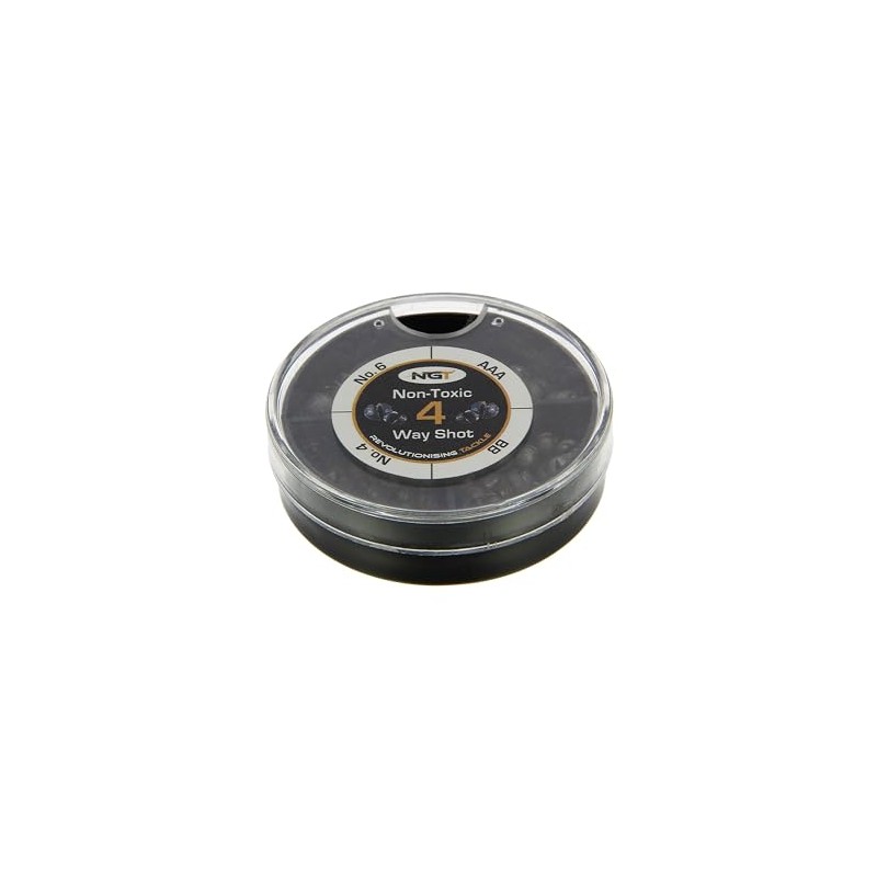 NGT 4 Way Dispenser - Non Toxic Fishing Split Shot