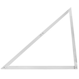 QWORK Combination Square, 48" Folding Aluminum Angle Ruler Precision Carpenter Tool for Framing, Woodworking