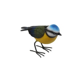 The Present Shop Small Metal Blue Tit, Multicolor, 9cm x 5cm x 11cm