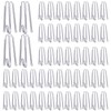 Blulu Pleat Hooks Stainless Steel Curtain Pleat Hooks Drapery Hook