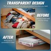 HIBAG 20 Gallon Under Bed Storage Containers, Underbed Clothing Storage
