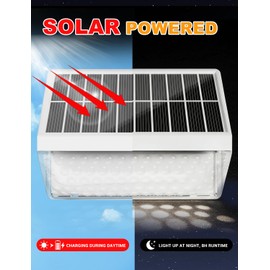 ALDST Solar Powered RV Step Lights, Wireless No Drill RV Exterior Light IP65 Waterproof, LED Camper Light Auto ON/Off RV Essentials Must Haves Accessories 4 Pack