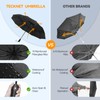 TECKNET Windproof Umbrella, Strong Compact Travel Automatic Umbrellas, Large Wind
