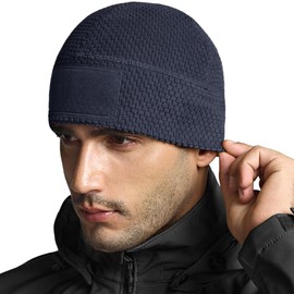 CQR Men's Thermal Cap, Beanie, Stretchable, Heat Retention, Breathable, Skull Cap, Helmet, Innerwear, Outdoor Activities, Biking, Running, Sports, Skiing, Snowboarding, Cycling, Climbing, Everyday