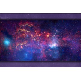 History Galore 24"x36" Gallery Poster, The Milky Way galaxy center (composite image)