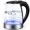 Electric Kettle, Glass Electric Tea Kettle, Hot Water Kettle with
