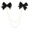 4Pcs Bow Hairpins Metal Snaps Barrettes Hair Clips Accessories with