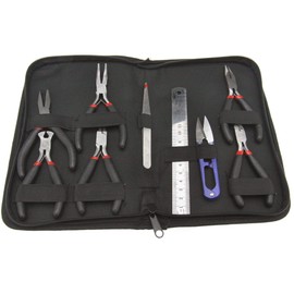 Be In Your Mind 9Pcs Jewelry Plier Sets Mini Jewellery Making Pliers Beading Tool Kit DIY Tools with Storage Bag
