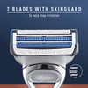King C. Gillette Neck Razor, Handle plus 2 Blade Refills