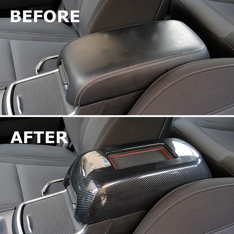 crosselec Center Console Organizer Armrest Box Cover trim with Storage