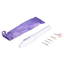 Electric Manicure File, Manicure Pedicure Machine with 5 Bits Electric File Drill Nail Art Polisher Grinder for Nail Art