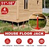 11-16" House Floor Jacks, 6613LBS Screw Jacks Post, Basement Jacks