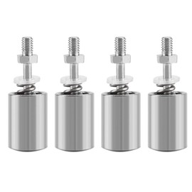 Diyeeni 4 Piece Mounting Screws Heatsink Water Cooling Screw for Intel 2011 CPU Radiator Heatsink Mounting Screws Silver X99 Series