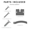 Viper by GLD Products Dartboard Mounting Hardware Kit, Silver