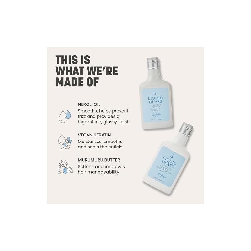 Drybar Liquid Glass Smoothing Shampoo, Blanc Scent, 8.5 fl. oz.