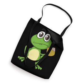 Cute Frog Drinking Tea kermit the frog Tea Tote Bag