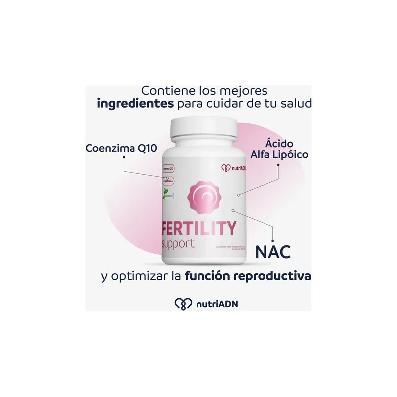 Suplementos Fertility Support NutriADN Sin Sabor