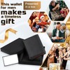 TEEHON® Wallets RFID Blocking Carbon Fibre Leather Mens Wallets with
