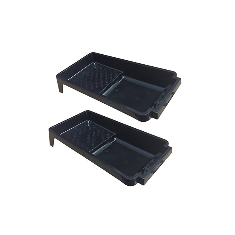 (Pack of 2) 4" Professional Paint Roller Trays for Decorators