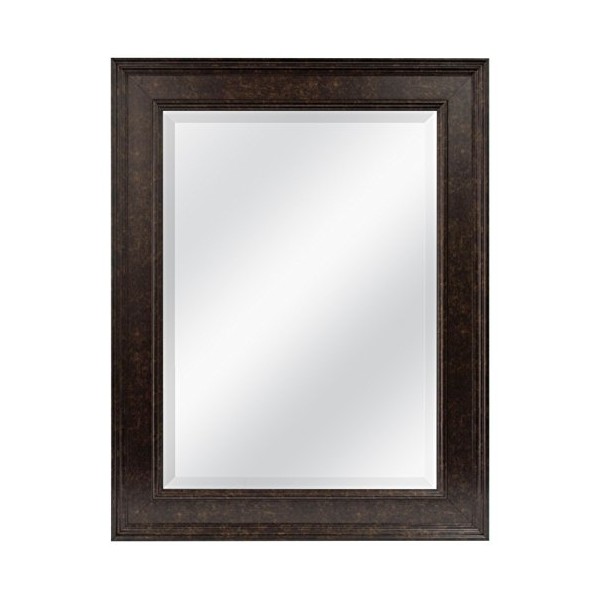 MCS 20676 15.5" x 21.5" Wall Mirror, 21.5 by 27.5-Inch, Bronze