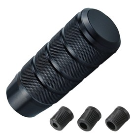 VICHE CATT Shift Knob Extension Aluminum Alloy Adapter with 3 Types for MT AT Cars Universal Custom Truck (Black)