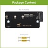 Waveshare PCIe to M.2 Adapter (B), Supports NVMe Protocol M.2