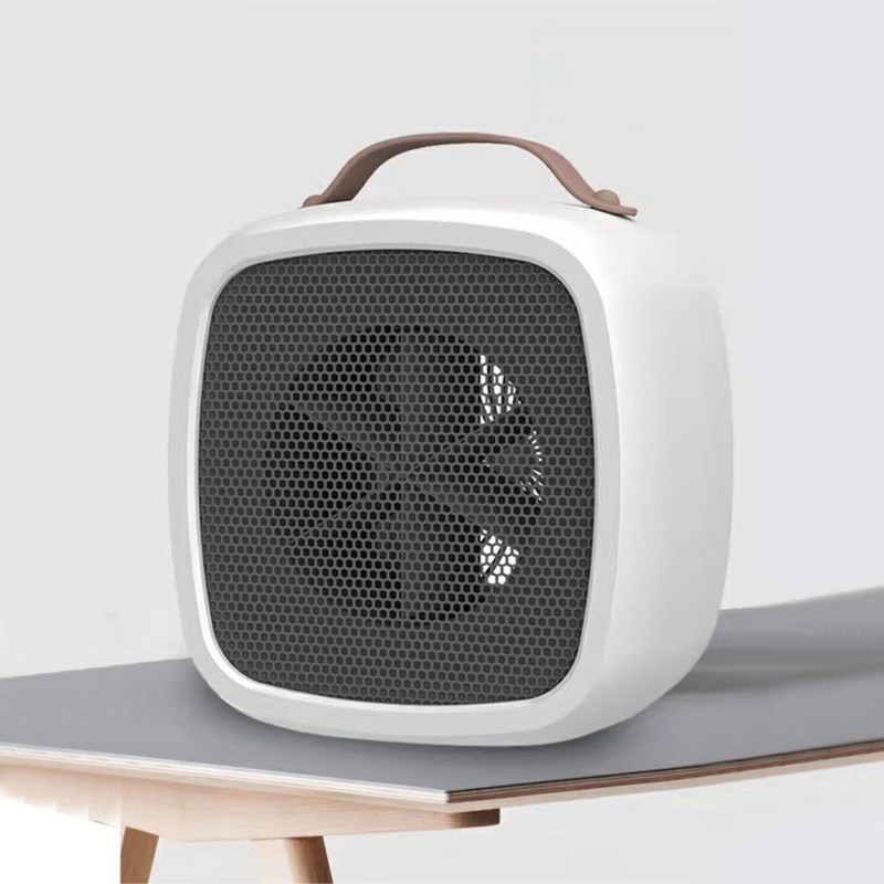 Mini Electric Heater Fan with Handle Desktop Winter Warmer for