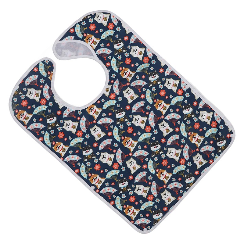 Eating Adults Bib Waterproof Reusable 3 Layers Washable Clothing Protector