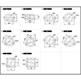 TRUST GReddy 11000301 Muffler Gasket 2.4 inches (60 mm) Oval