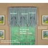 Today's Curtain Emelia Original Voile Fan Insert, Grey, 30" W