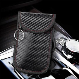 1 X Pc Faraday Pouch Car Key Signal Blocker Pouch Keyless Signal Blocking Key Case, RFID Blocker Bag for Car Security