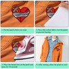 CHBROS Broken Heart Embroidered Patch Applique Iron/Sew on Patches for