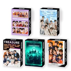 ZHENGGE 5 Pack/150 Pcs Treasure Lomo Card Photocards Greeting Card with Postcards Box