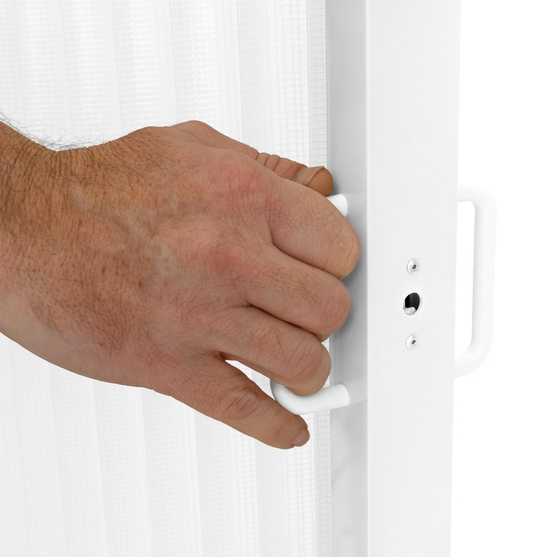 RecPro RV Pleated Folding Shower Door and Frame | Sliding,