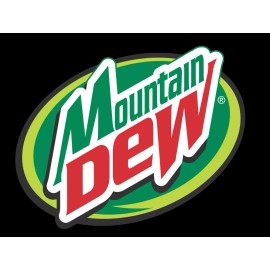 Unbranded Mountain Dew logo skate cell laptop bumper vinyl decal - 3 inch