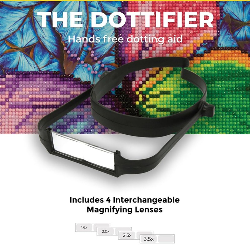 Diamond Dotz Dottifier Magnifier – Versatile Magnifying Glass Reading, Lightweight
