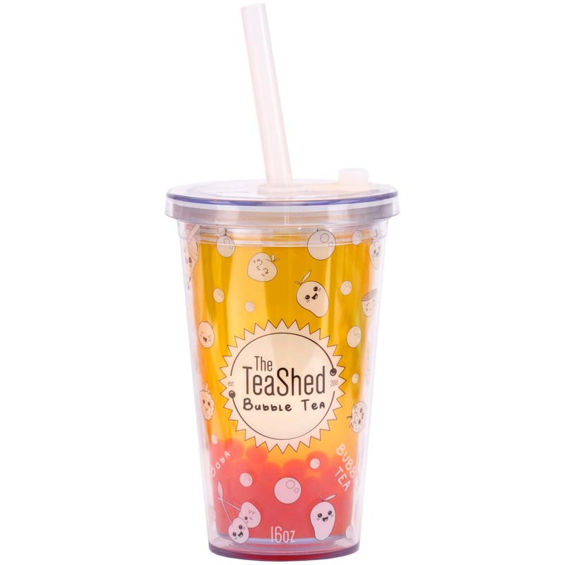 The Teashed Bubble Tea Cup & Straw Gift Set |