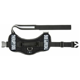 Therapy Dog Harness Service Working Vest Jacket,Purchase Comes with 2 Therapy Dog Reflective Removable Patches. Please Measure Dog Before Ordering.