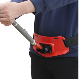 JasCherry Fishing combat belt, adjustable, adjustable fishing belt, practical for connecting with rods (diameter smaller than 1.37 inches), for standing fishing and boat fishing, large fishing