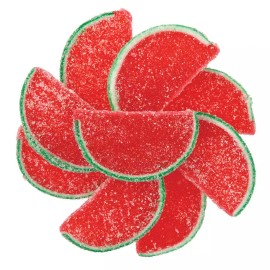 NY Candy Shop Watermelon Jelly Fruit Slices - Chewy Fruit Slices - by NY Candy - FREE SHIP - 8oz