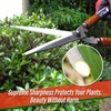 SUIZAN Hedge Shears 22.6" - Professional Japanese Garden Clippers for
