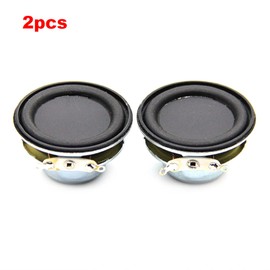 Iegefirm 2 x Audio Speakers 4Ω 5 W 40 mm 1.5 Full Range Multimedia Speaker DIY Sound Mini Speaker for Home Cinema