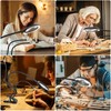 Lupe Mit Licht Und Klemme,3X VergrößErung Helfenden HäNden Tageslicht Lupenlampe