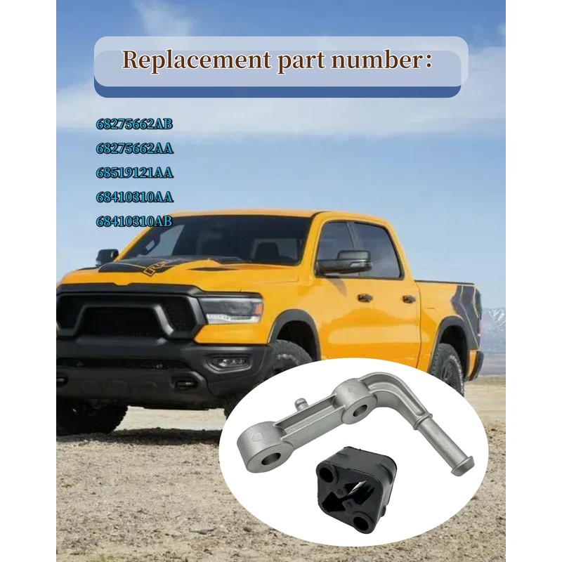 OWNDR 68275662AB Rear Left Exhaust Muffler Bracket Rubber Hanger Support