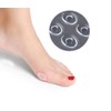 6 Sheets/36 Pcs Transparent Oval Gel Foot Corn Rings Silicone